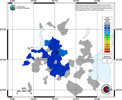 Mappa EMS - territori comuni