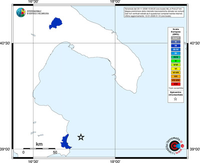 Mappa EMS - territori comuni