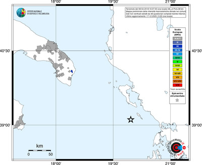 Mappa EMS - territori comuni
