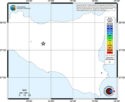 Mappa EMS - territori località