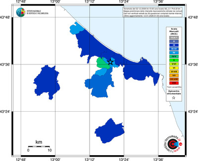 Mappa MCS - territori comuni