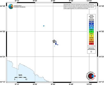 Mappa MCS - territori località