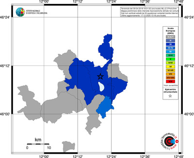 Mappa EMS - territori comuni
