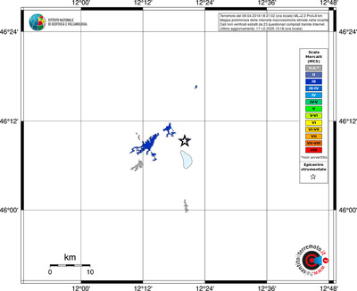 Mappa MCS - territori località