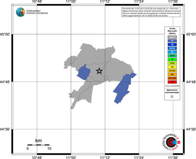 Mappa MCS - territori comuni