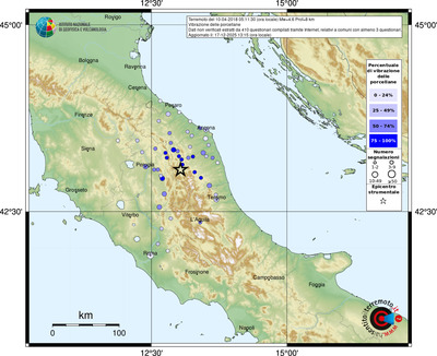 Mappa comuni con almeno 3 questionari