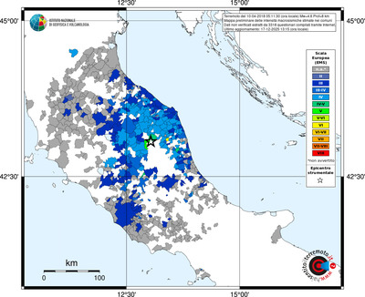 Mappa EMS - territori comuni