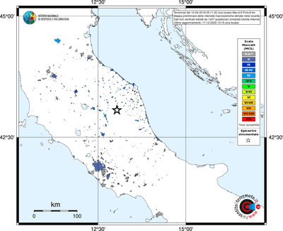 Mappa MCS - territori località
