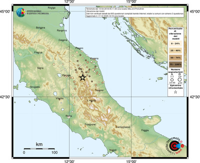 Mappa comuni con almeno 3 questionari