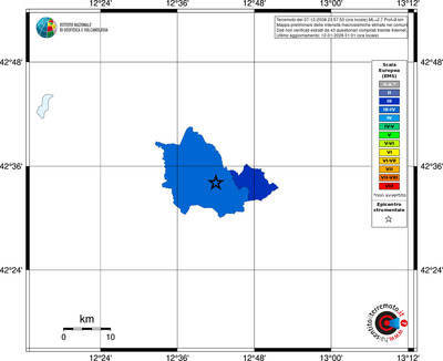 Mappa EMS - territori comuni