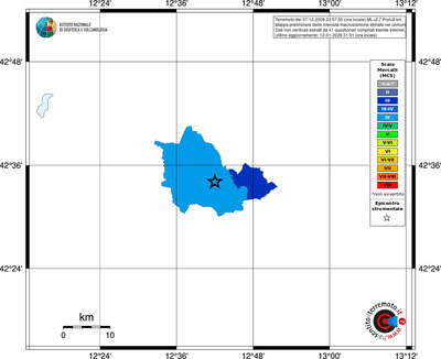 Mappa MCS - territori comuni