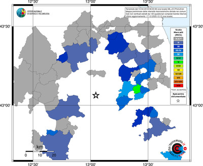 Mappa MCS - territori comuni