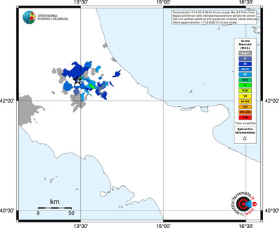 Mappa MCS - territori comuni