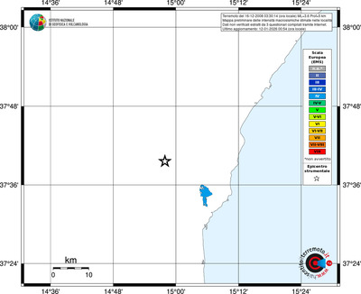 Mappa EMS - territori località