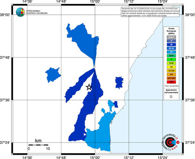 Mappa EMS - territori comuni