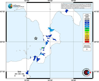 Mappa EMS - territori comuni