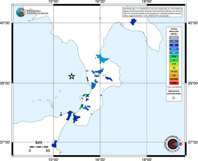 Mappa MCS - territori comuni