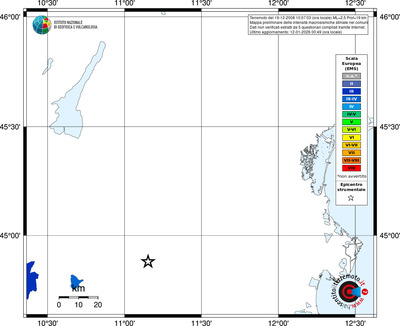 Mappa EMS - territori comuni