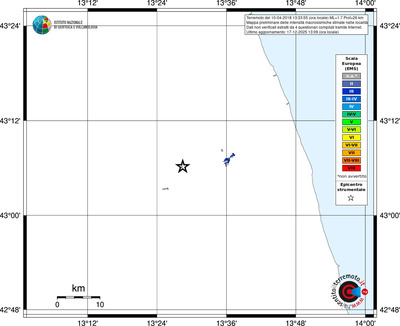 Mappa EMS - territori località