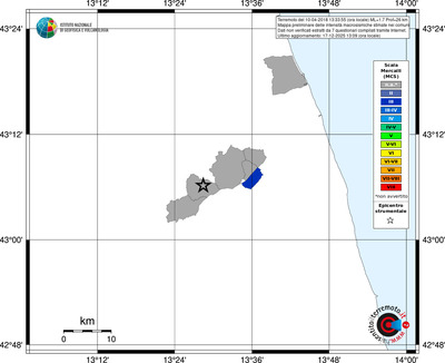 Mappa MCS - territori comuni