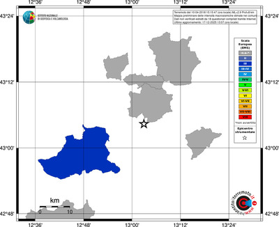 Mappa EMS - territori comuni