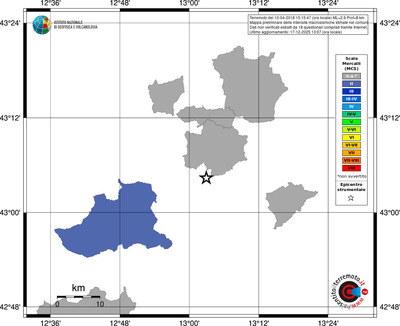 Mappa MCS - territori comuni