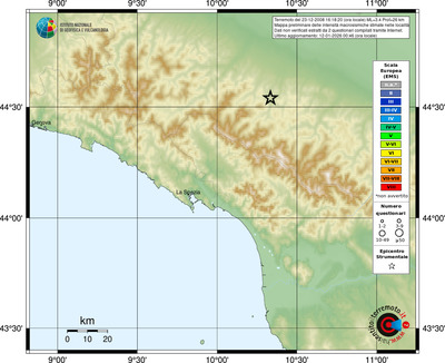 Mappa EMS - località