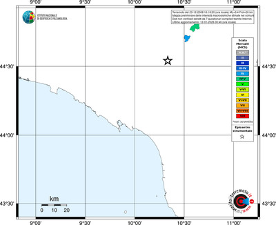 Mappa MCS - territori comuni
