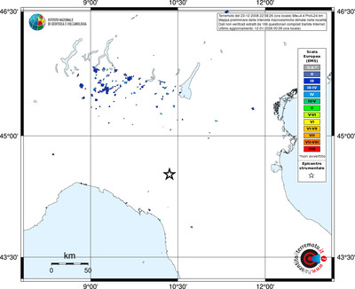 Mappa EMS - territori località