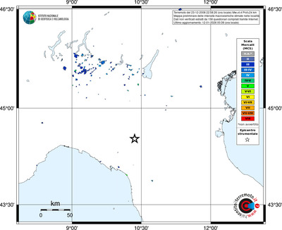 Mappa MCS - territori località
