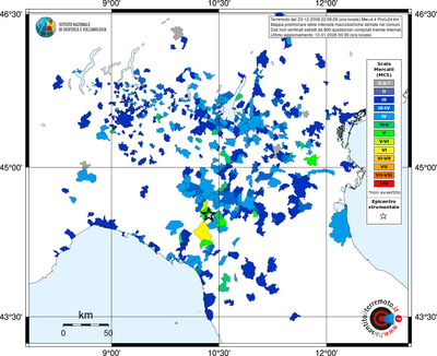 Mappa MCS - territori comuni
