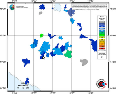 Mappa MCS - territori comuni
