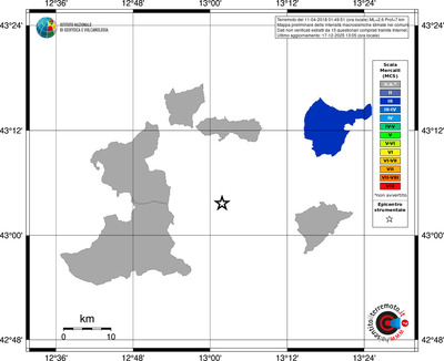 Mappa MCS - territori comuni