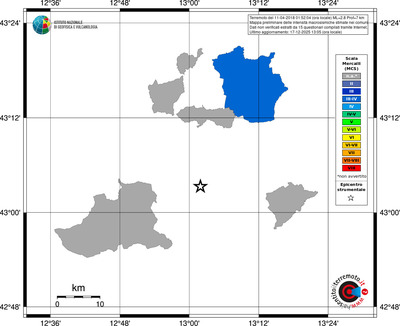 Mappa MCS - territori comuni