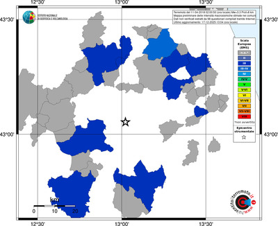 Mappa EMS - territori comuni
