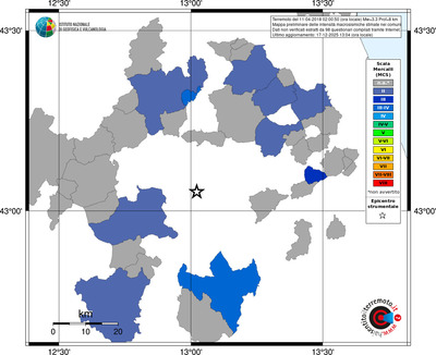 Mappa MCS - territori comuni