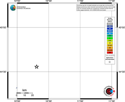 Mappa MCS - territori località