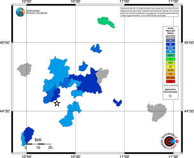 Mappa MCS - territori comuni