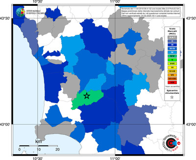 Mappa MCS - territori comunali