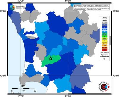 Mappa MCS - territori comuni