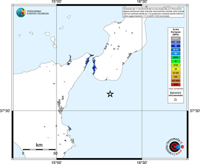 Mappa EMS - territori località
