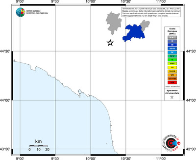 Mappa EMS - territori comuni