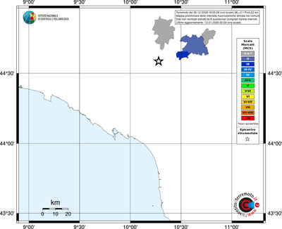 Mappa MCS - territori comuni