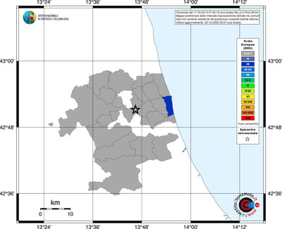 Mappa EMS - territori comuni