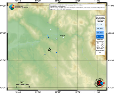 Mappa comuni con almeno 3 questionari