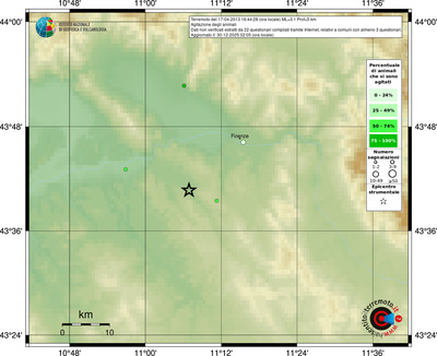 Mappa comuni con almeno 3 questionari