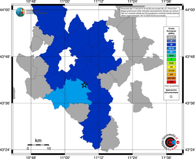 Mappa EMS - territori comuni