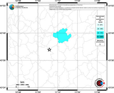 Mappa territorio comunale con almeno 3 questionari