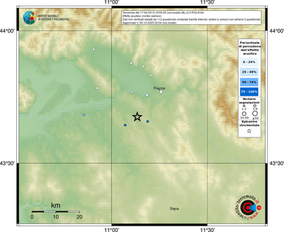 Mappa comuni con almeno 3 questionari