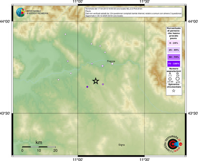 Mappa comuni con almeno 3 questionari